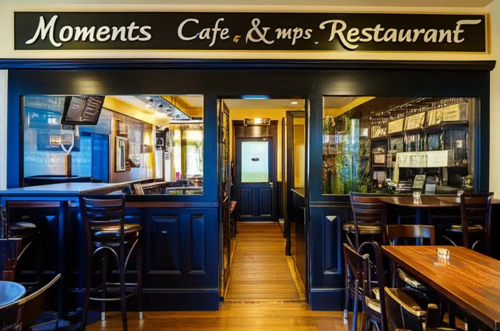Moments Cafe & Restaurant 1 Moments Cafe & Restaurant: Bia, Deoch agus Ceol in Áit Áille