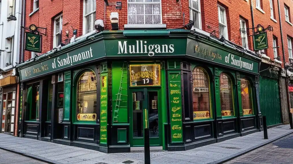 Mulligans de Shéipéal, Sandymount - Tionchar agus Stair