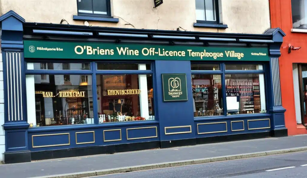 OBriens Wine Off-Licence i gCill Bhríghde: Déiligh le hAinmní