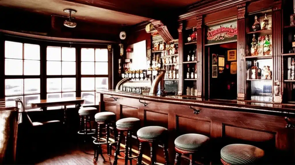 Paddy Dunnes Bar & Lounge: Pinte agus Seomra Ciste i gCúlra Tradiúnta
