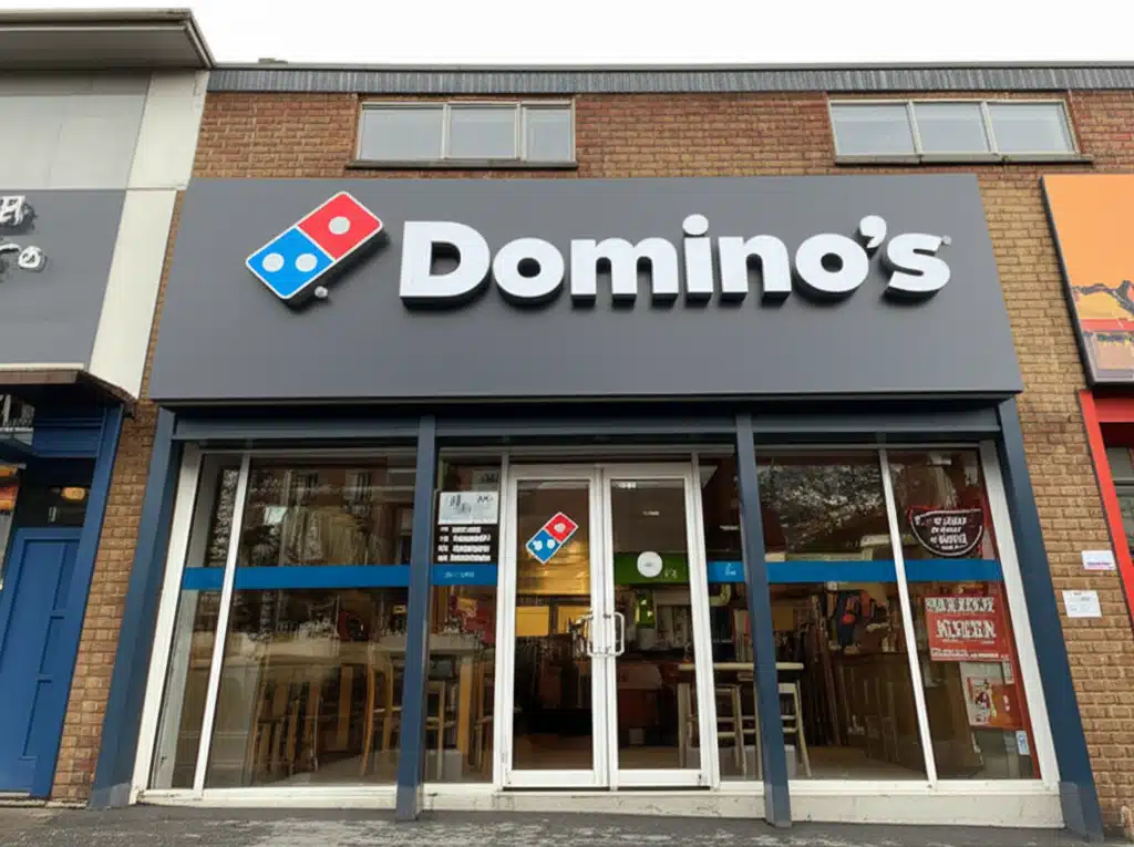 Pizza Dominos: Seirbhís Ghasta, Blasta & Rápida