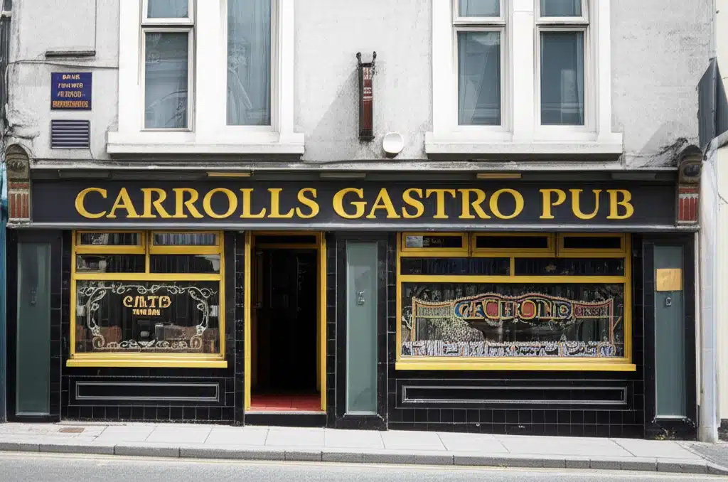 Carrolls Gastro Pub 1 Pub Bia Carrolls: Taibhéar agus Bia Iontrálach in Áit Trádúil