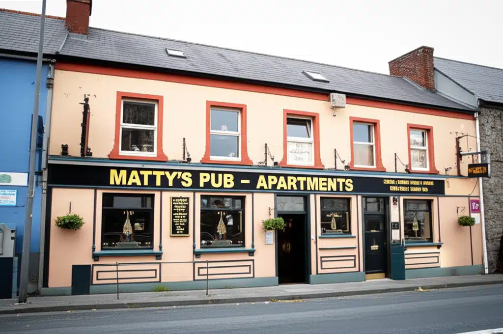 Pub Matty & Ailíteoireacht - Teach Ól & Aonaigh le Cónaí