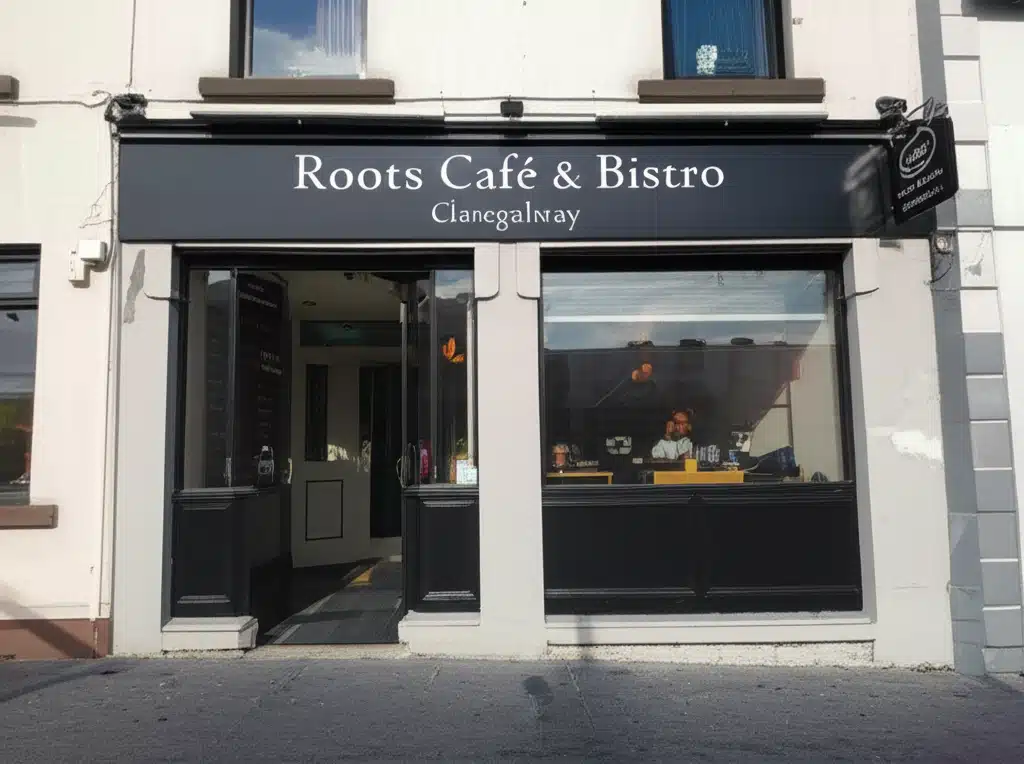 Roots Café & Bistro, Claregalway: Bia Déiliseach & Comhluadar Áth Cliath