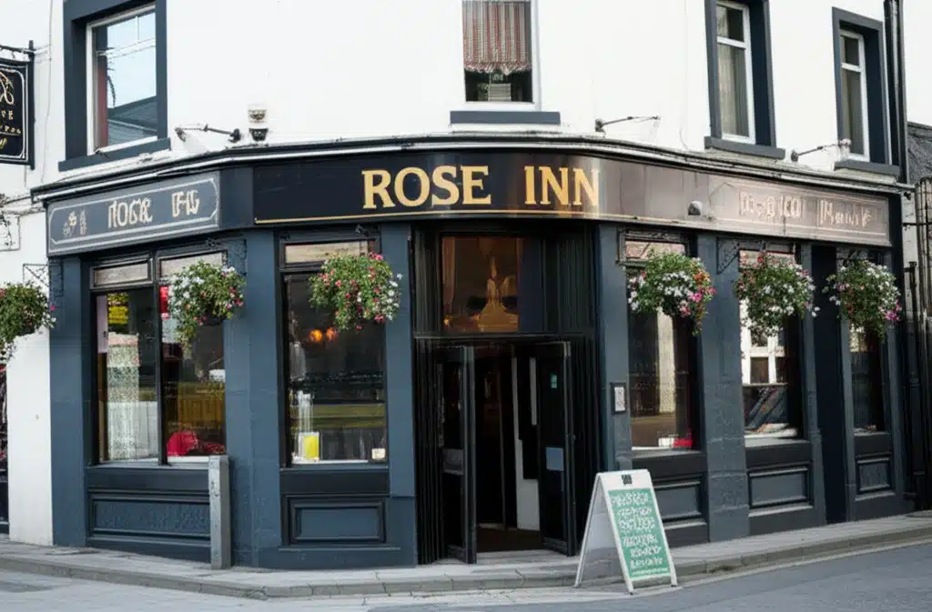 Rose Inn: Teach Óstán Tradiúnta le Bláthanna Rós