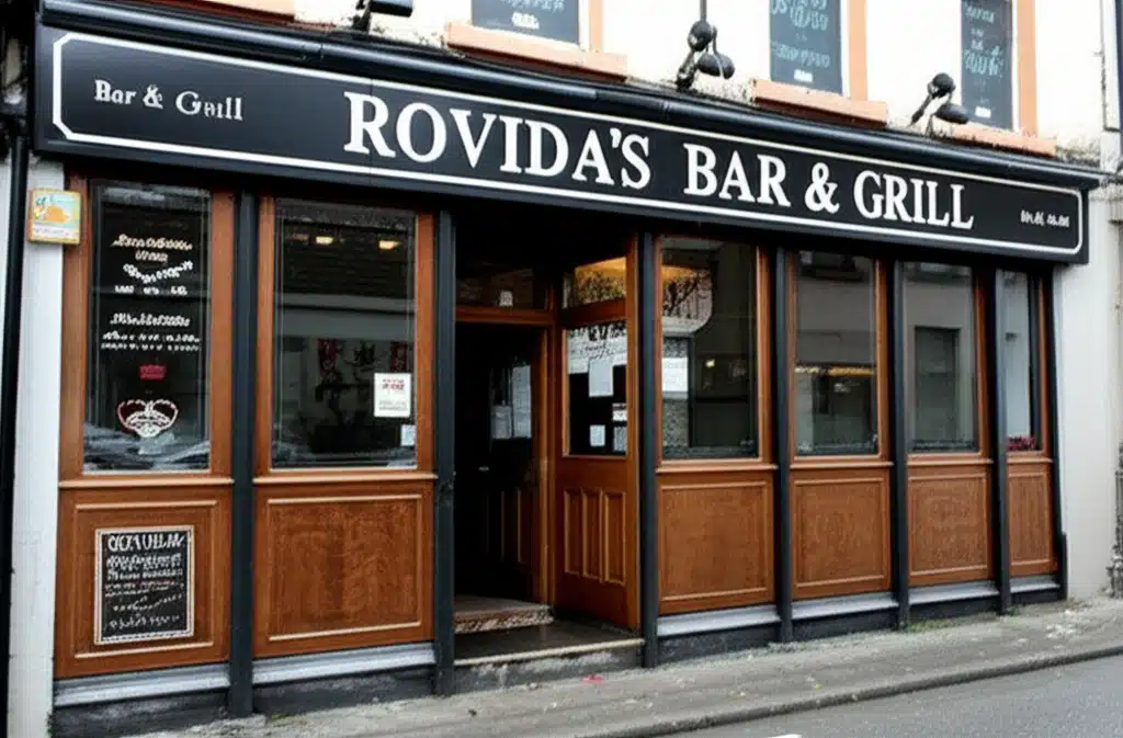 Rovidas Bar & Grill: Bia, Deoch agus Ceol ar fáil anseo