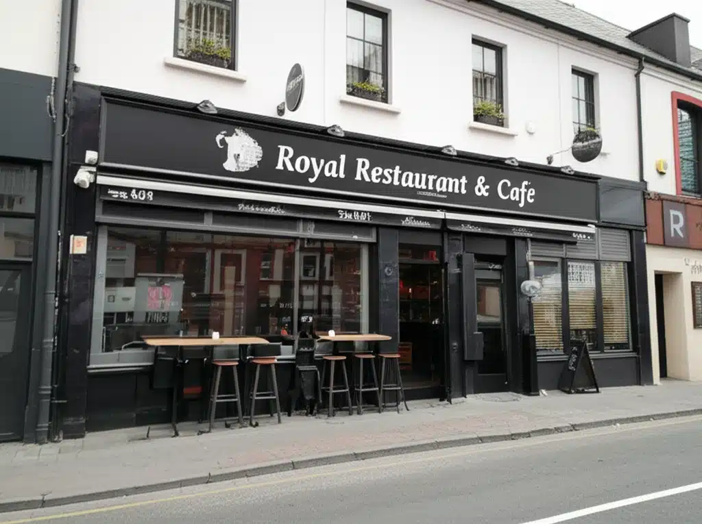 Royal Restaurant & Cafe 1 Royal Restaurant & Cafe: Bia Déiliseach & Caifé Sráide i gCéad-Ghradam