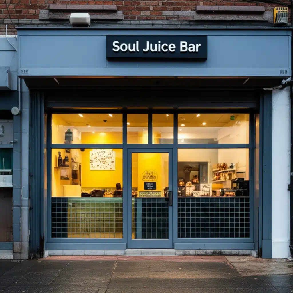 Soul Juice Bar 1 Soul Juice Bar: Uisce Báistí, Sláinte agus Sráidbhaile