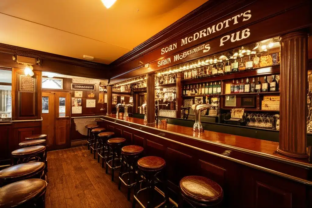 Sean McDermott's Pub 1 Tá Sean McDermotts Pub: Bídeál traidisiúnta Gaeilge