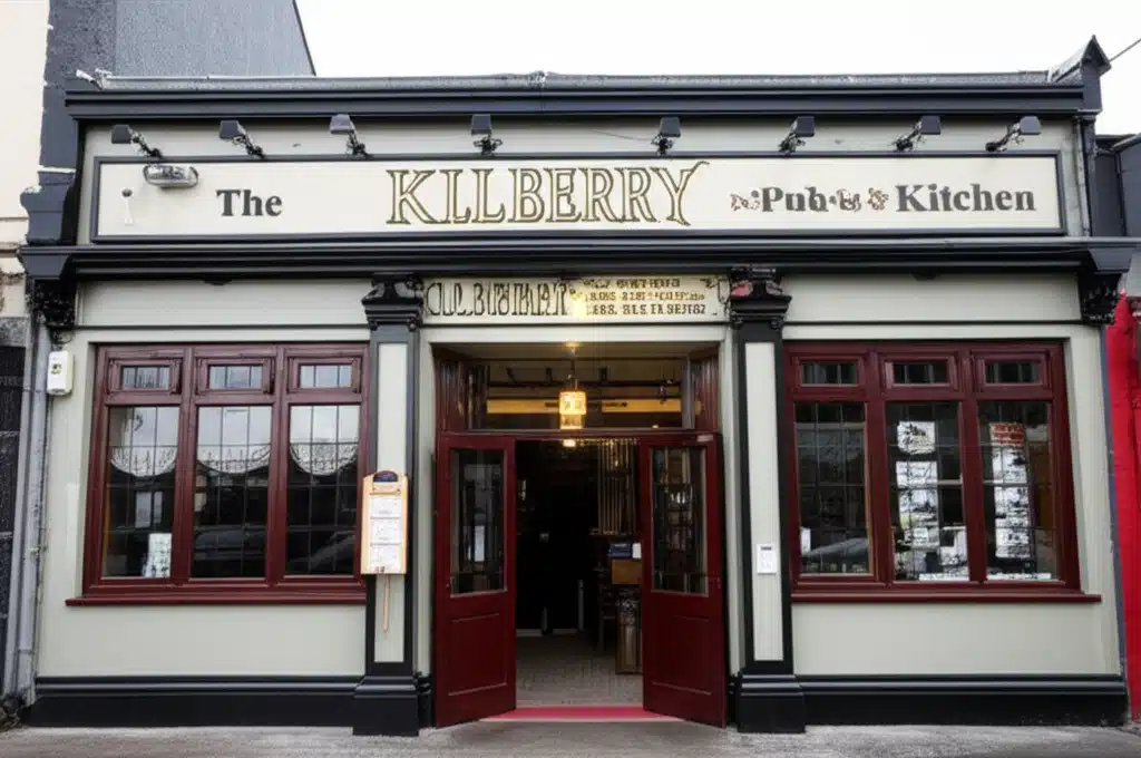 Tá an Kilberry Pub & Kitchen áirithe mar áit iontach le bheith