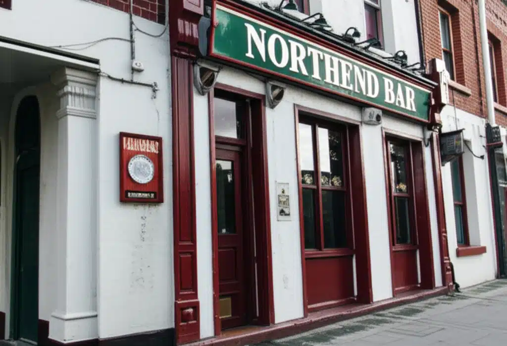 Tá an Northend Bar: Pióg ar an mBárréalt