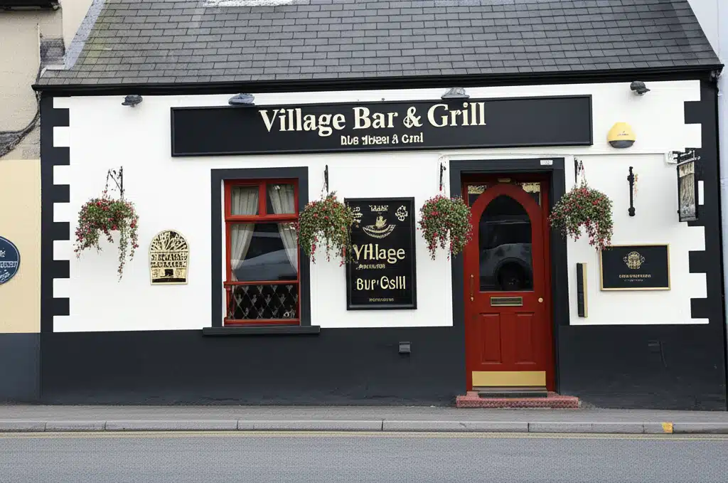 Tá an Teach Bia & Grill i mBá an Phobail