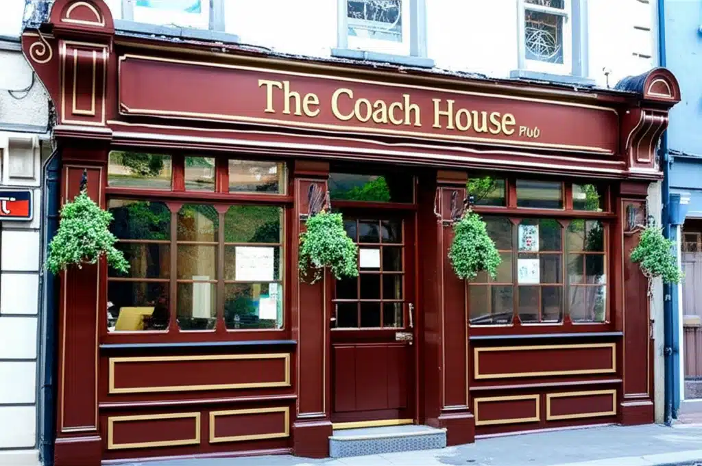 Tá an Teach Tabhairne The Coach House i mBaile Átha Cliath