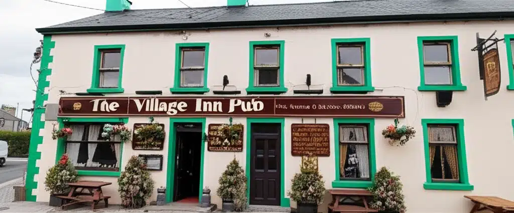 The Village Inn Pub 1 Tá an Village Inn Pub ar fáil le haghaidh bia agus deoch
