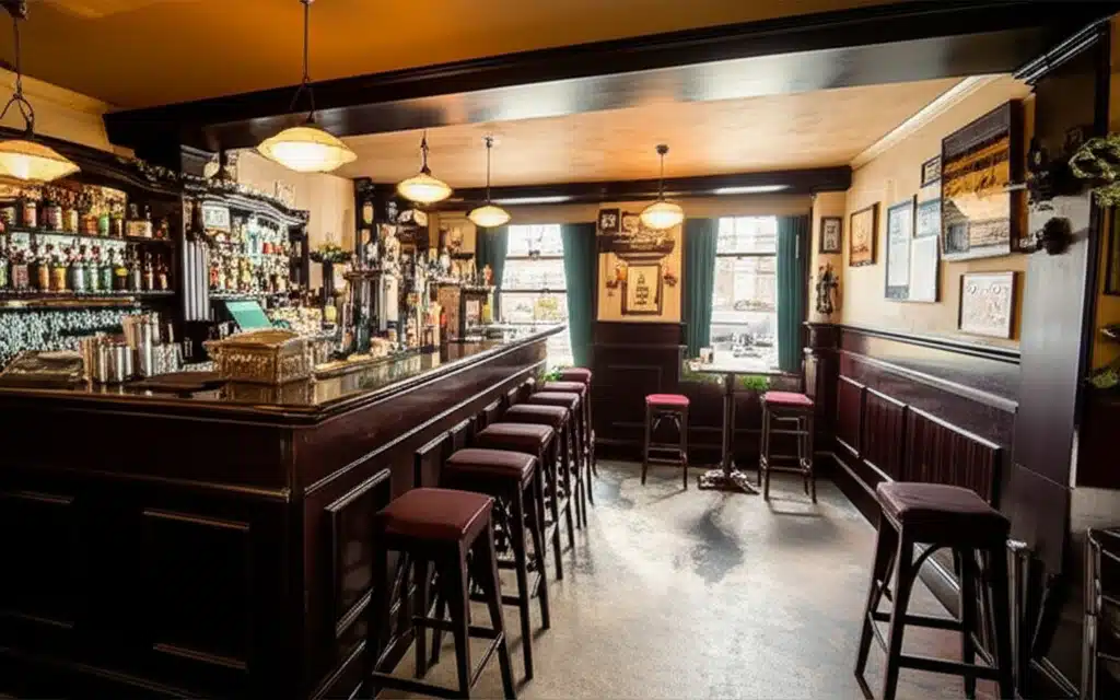 Carberry's Pub 1 Tá an t-iardcheol agus an cultúr le feiceáil i dTigh Táibhse Carberry