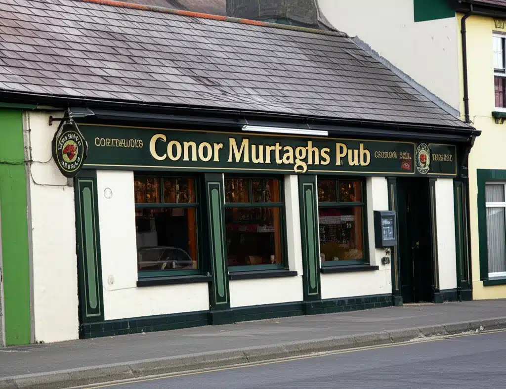 Tá an t-óstán traidisiúnta, Conor Murtaghs Pub, i gcroílár na hoíche