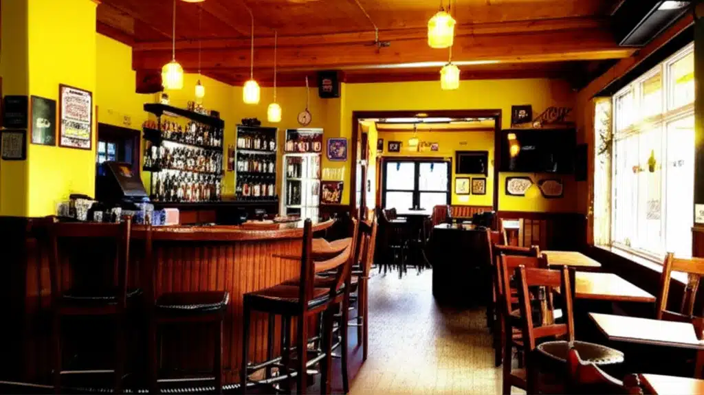 Knotty Pine Tavern 1 Tábhairne Pine Knotty: Ceol, Bia agus Craic sa tSráidbhaile