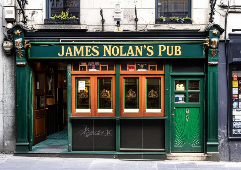 **Táibléad SEO: Pub James Nolan - Ionad Sóisialta na hÉireann**
