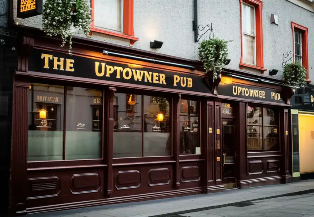 The Uptowner Pub 1 Táibléad The Uptowner Pub: Taise ar an mBia agus Ól