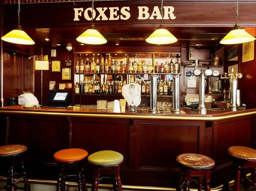 Táifid i mBár na Madraí: Grianghraf de Foxes Bar