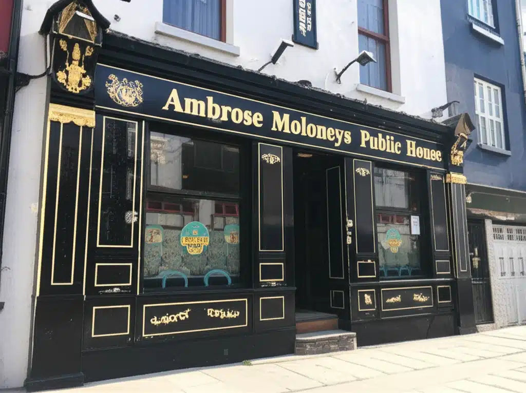 Ambrose Moloneys Public House 1 Táinse Ambrose Moloney: Teach Ósta Poiblí Traidisiúnta