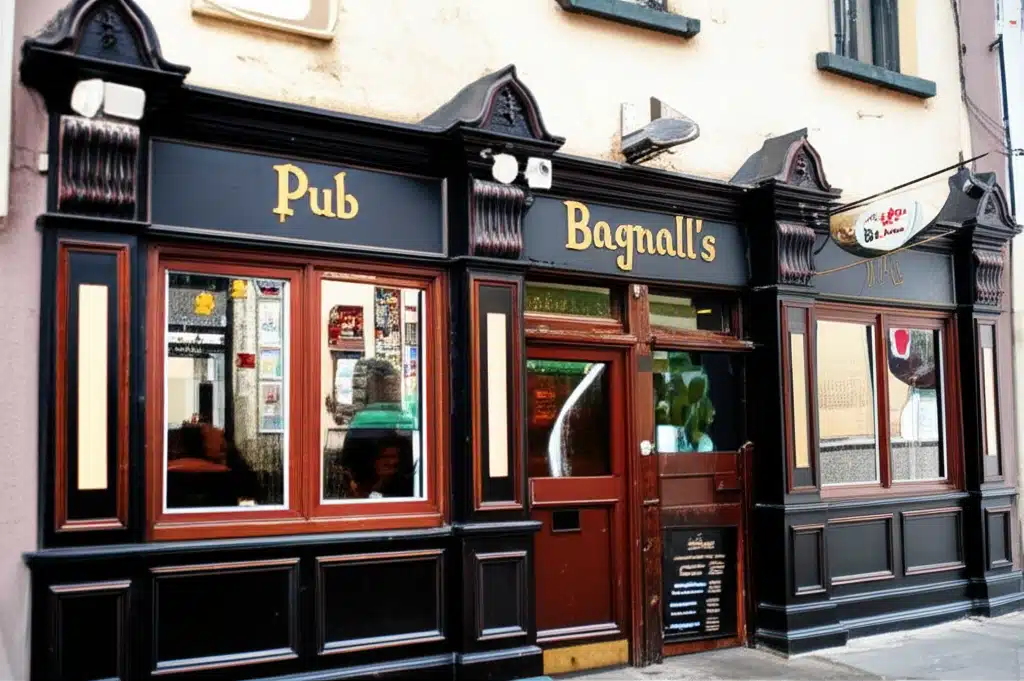 Bagnall’s Pub 1 Táinseáil i mBágáinl’s Pub: Teach Tabhairne Traidisiúnta
