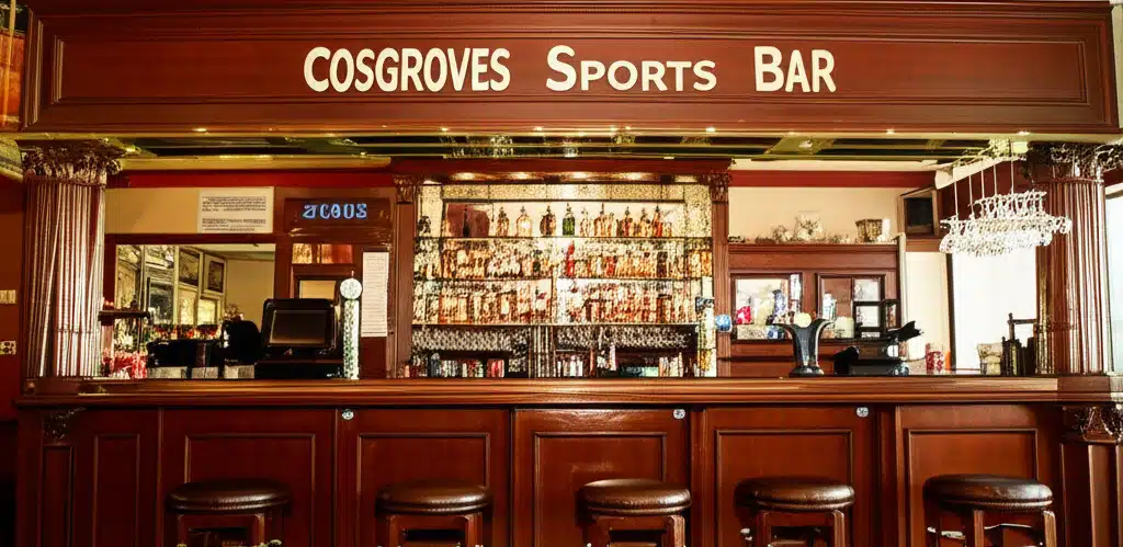 Táirge Ceart: Cosgroves Sports Bar, Spóirt & Leachtais