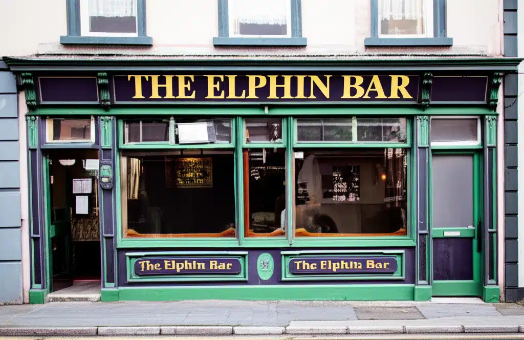 Táirgeáin agus Bia sa Bháir Elphin - Áit Siceála i mBaile Átha Cliath