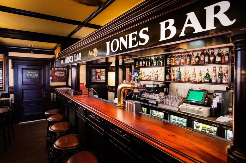 Táirseach Jones Bar: Teach Tabhairne Tradiúnta i gCór na Móna