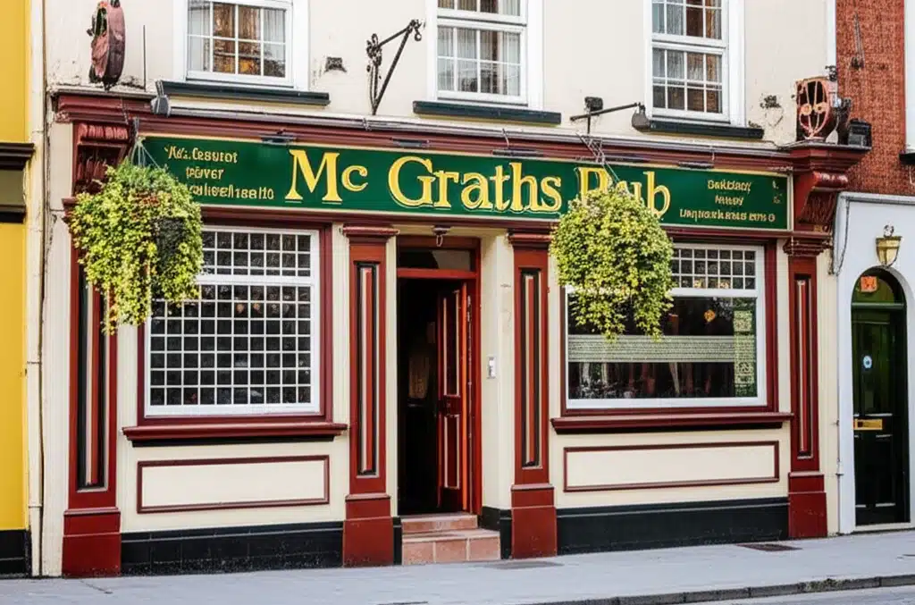 Mc Graths Pub 1 Táirseach de chuid Mc Graths Pub: Ionad Sóisialta Traidisiúnta
