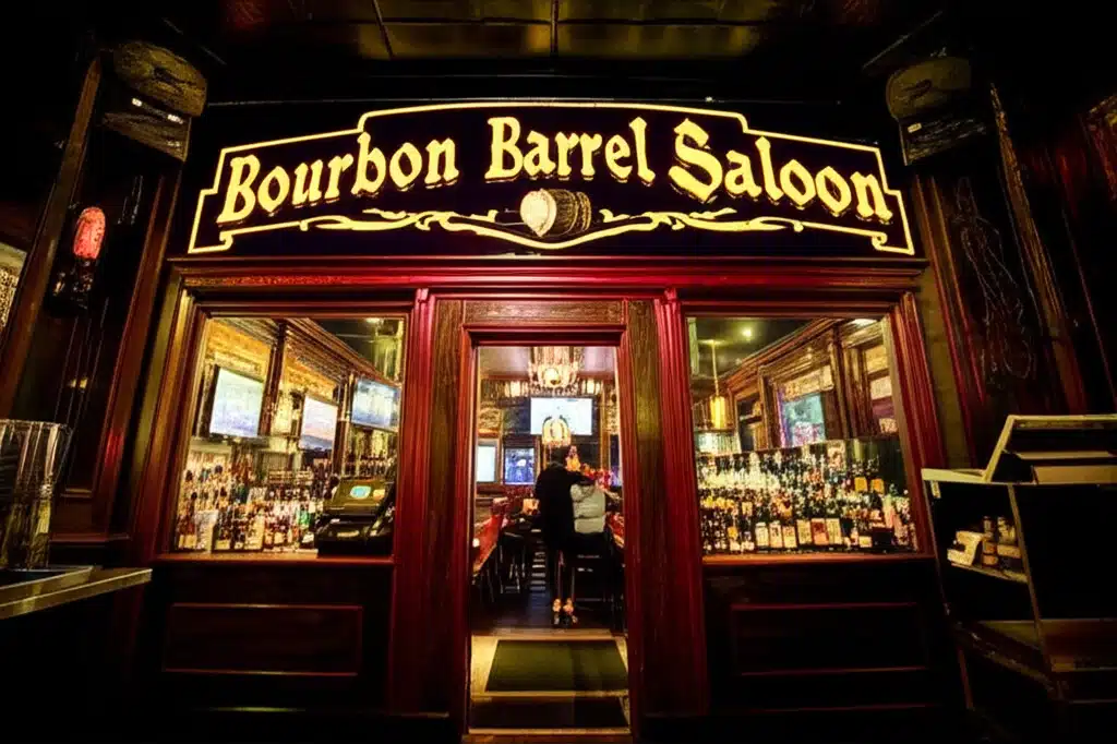 Taisc Barile Bourbon: Taibhseoir Saloon na mBarrel