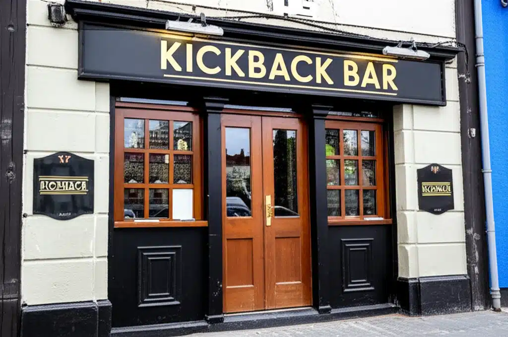 Táisceal KickBack Bar: Áit Siceáil agus Ceol