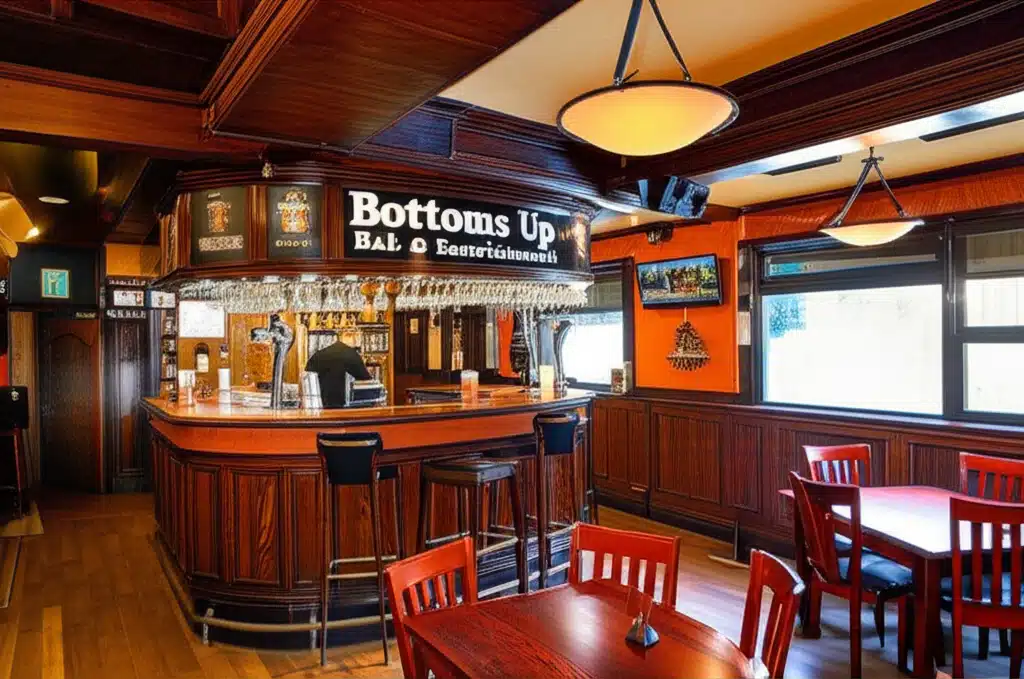 Bottoms Up Bar & Entertainment 1 Taispeántas agus Beoir i dTionscnaimh Bottoms Up