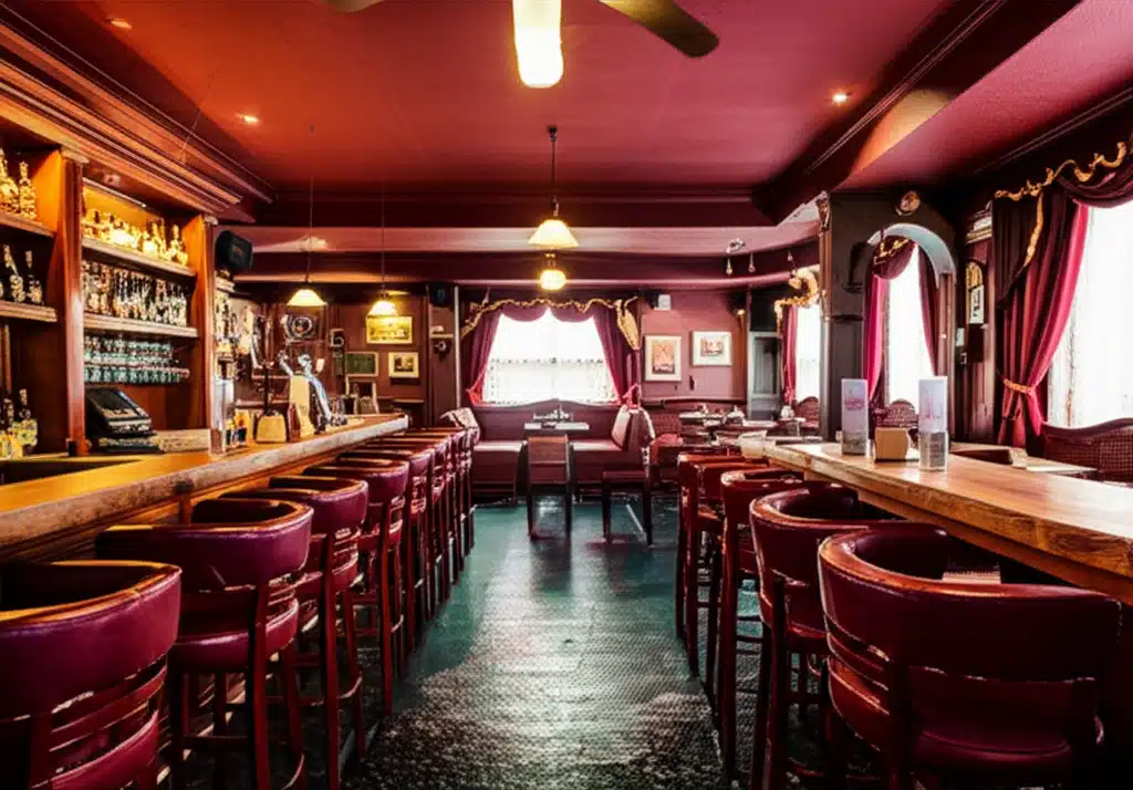 Breens Bar 1 Taispeántas de Bhreens Bar, áit sóisialta i gcroílár na cathrach