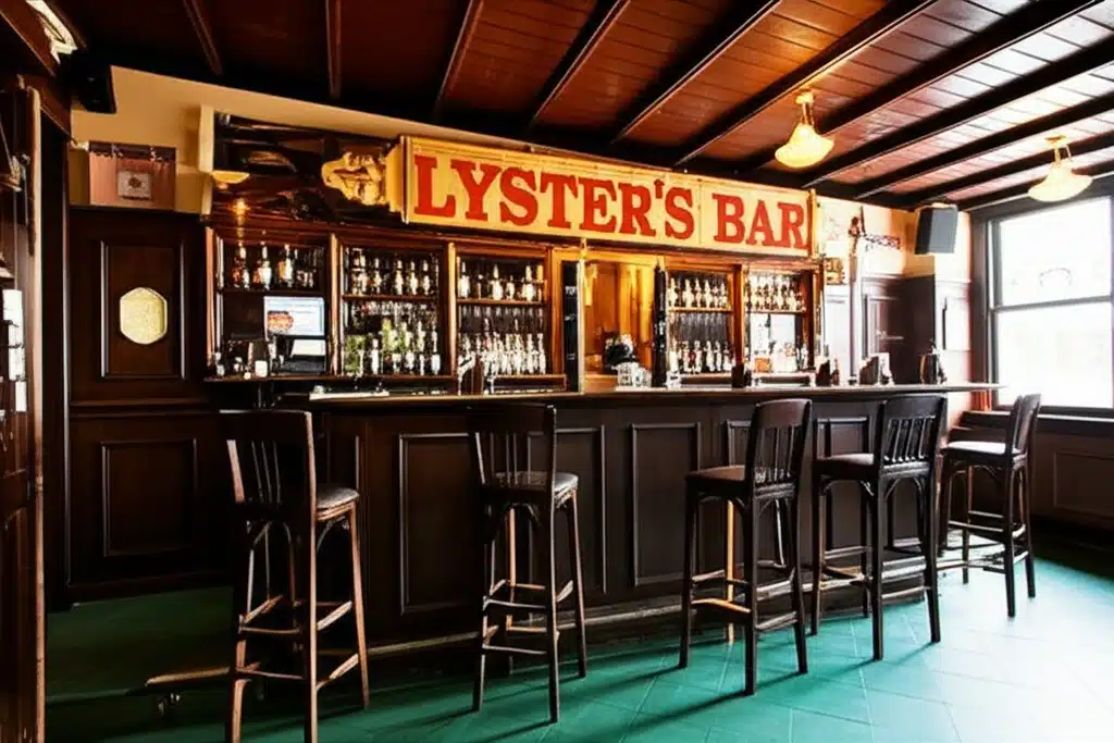 Lyster's Bar 1 Táithe Lyster: Grianghraf de Lysters Bar, Áit Phobal agus Ceol