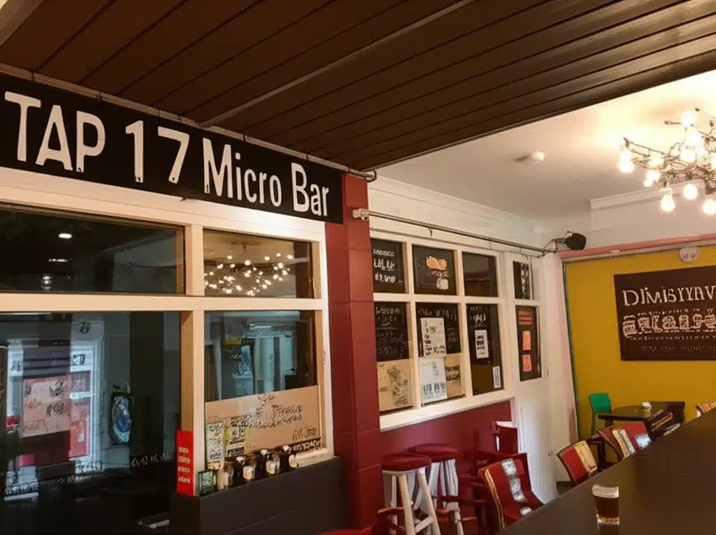Tap 17 Micro Bar: Bídeál Stoite den chéad scoth i gCatar