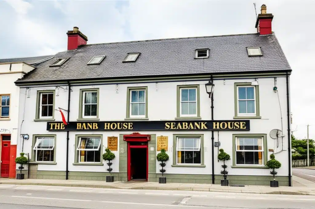 Teach Seabank: Radharc Árd-Ghaelach ar an Bhóthar