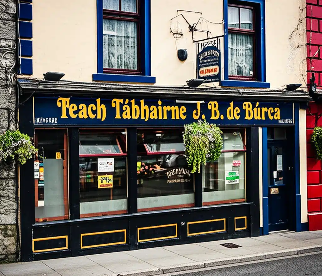 Teach Tábhairne J.B. de Búrca: Léiriú ar Stair na hÉireann