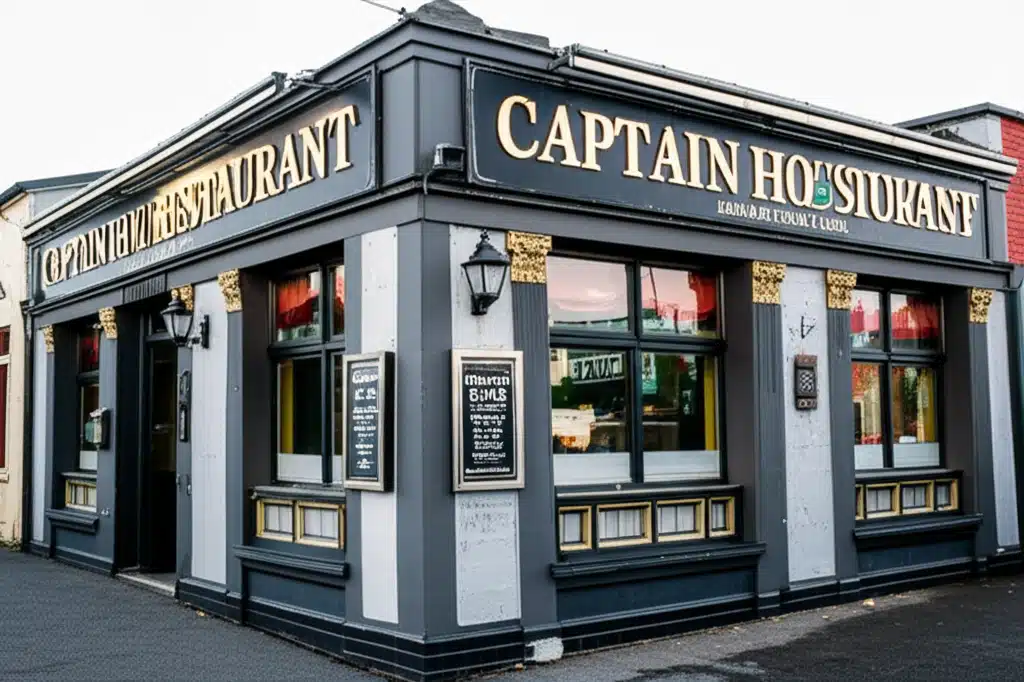 Captain House Restaurant 1 Teach an Chaptin: Bistéar agus Bia Iontach i gCósáin