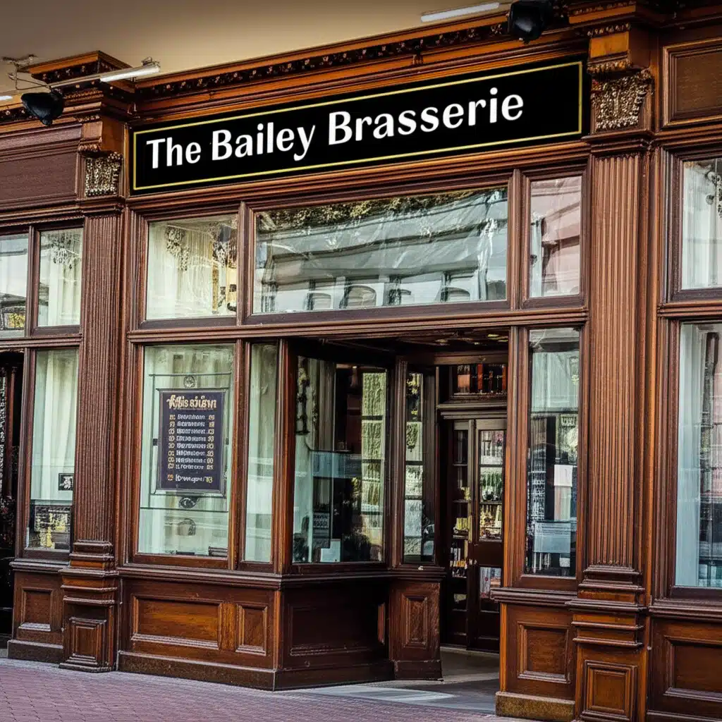 The Bailey Brasserie 1 The Bailey Brasserie: Bia Déiliseach & Deochanna i gCroílár Baile Átha Cliath