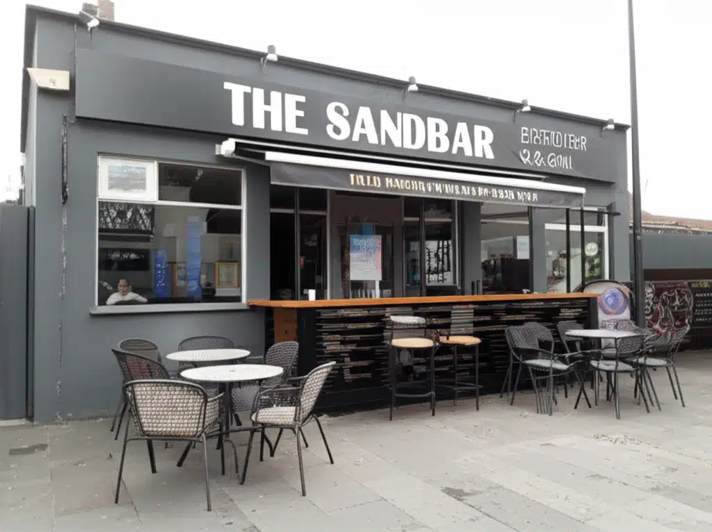 The Sandbar Patio Bar & Grill: Bia, Deoch agus Spás Lasmuigh