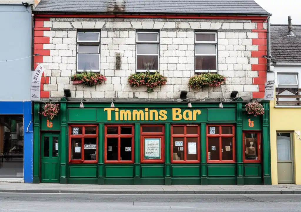 Timmins Bar: Grianghraf de Póbail agus Cultúr na hÉireann