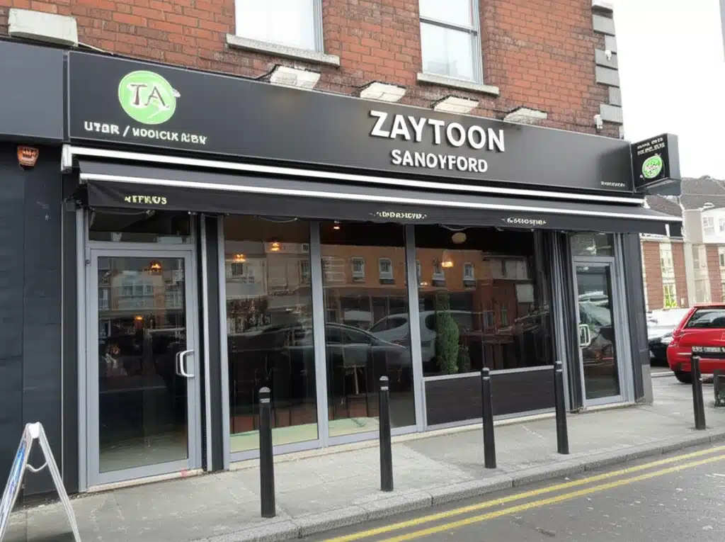 Zaytoon Sandyford 1 Zaytoon Sandyford: Bia Iodálach & Seirbhís Éifeachtach i gCionn tSáile
