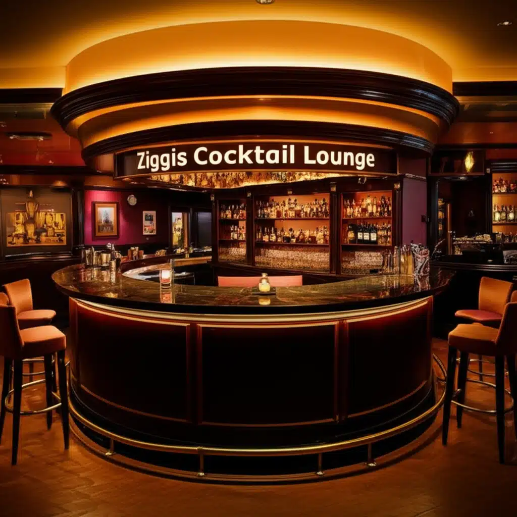 Ziggis Cocktail Lounge: Baineann Leathcheann is Drinkaí Íontacha